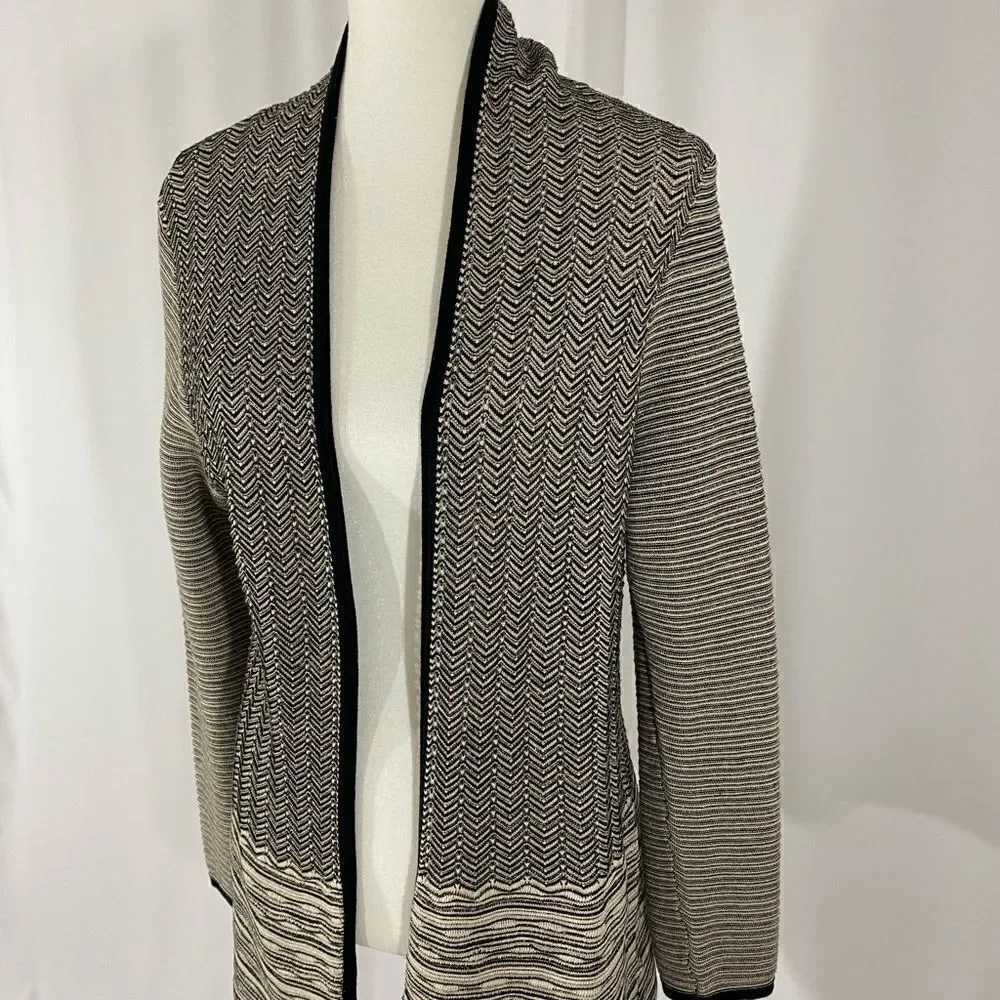 Colour Works Open Front Cardigan - Picture 2 of 7